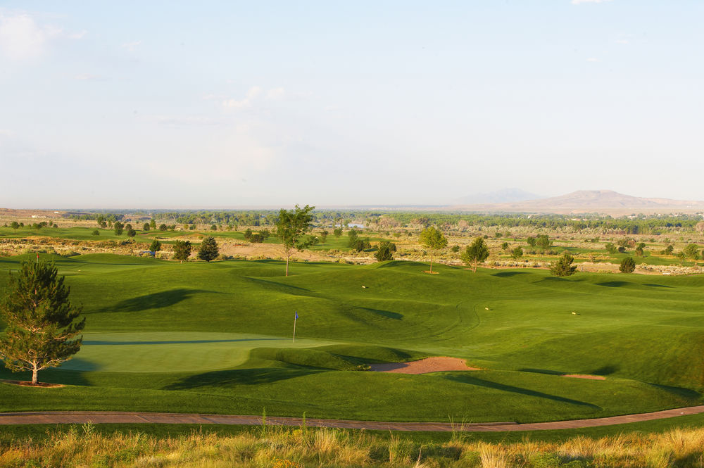 Course photo for Isleta Eagle Golf Course | Mesa/Lakes